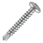 8x1/2 Pan BZP Self Drill Screw
