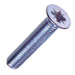 M4x65mm CSK Pozi BZP Machine Screws