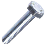 M6x80mm BZP Hex Set Screws High Tensile 8.8 Grade