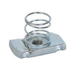 M12 Short Spring Channel Nuts BZP