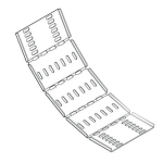 75mm MD Cable Tray Riser PG Medium Adjustable TUMAR075