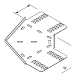 100mm LD Cable Tray 90 Bend PG Light Duty TULB100/90