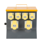 110v 16A 6 Way Splitter Unit 5mtr x 2.5mm2 Cable E13125