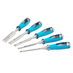 OX Pro Wood Chisel Set 6-25mm set in Velcro case