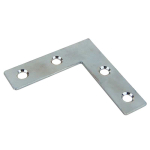 75x75mm Corner Plates (Zinc)