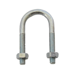 M12x150nb U Bolt BZP 6" 168mm ID Standard c/w 2xNuts