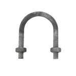 M12x100nb U Bolt HDG 4" 114mm ID Standard c/w 2xNuts