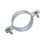 20NB Split Band Clamp DIN Pipe Clip (25x3 M6) BZP
