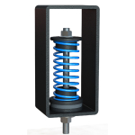 Anti-Vibration Spring Hanger - 300kg Pink (50mm Static Defle