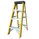 4 Tread Fibreglass Steps 6.0kg (3 Steps + Top) 1.1mtr Open