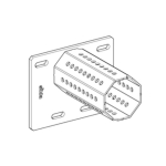 SiFramo Offset End Supports 160 x 100 (STA F160 Q)