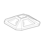 SiFramo Rubber Support Feet 350mm (SHB SQF F 80-350)