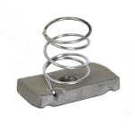 M8 Short Spring Channel Nuts HDG