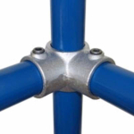 Galv Tube 116-D48(Middle Rail) 90 Deg corner joint