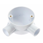 25mm White Plastic Angle Boxes PVC Plastic Conduit