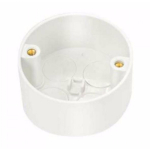 25mm White Loop-In Box for PVC Plastic Conduit