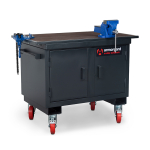 Armorgard Mobile Tuffbench With Wooden Worktop & Vice