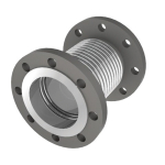 50nb Flanged Axial Bellow 225mm Long PN16 c/w Fixings
