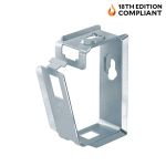Small Metal Cable Harness Clip 68x42x30mm - BZP