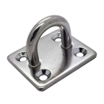Staple on plate S/Steel M5x30x35x20mm