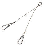 Zip Clip 'Try-Lock' 50-200mm Carabiner SuspSys 50kg SWL