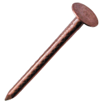 45x3.35mm Copper Clout Nail 1kg Tub