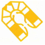 1x55mm Yellow Batten Packers Plastic