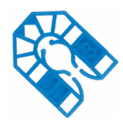 3x55mm Blue Batten Packers Plastic