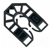 6x55mm Black Batten Packers Plastic