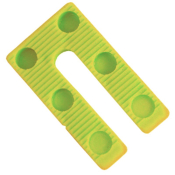 150x45x25mm Yell Wedge Packer Plastic - High Load Capacity