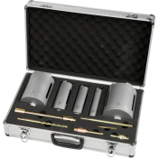 11pc Standard Diamond CoreSet 38-127mm Cores c/w Access