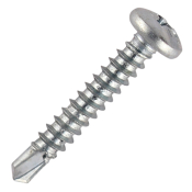 8x1/2 Pan BZP Self Drill Screw