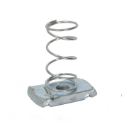 M12 Long Spring Channel Nuts BZP