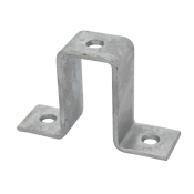3 Hole 83mm U Bracket HDG 43x85mm P1737
