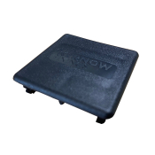 41x41mm Black End Caps For Deep Channel with KF Logo