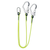 Restraint 'Y' Lanyard 1mtr With Karabiner & Scaffold Hook