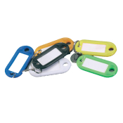 Key Tags - Assorted Colours Pack of 20 Tags
