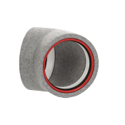 125mm Self-Seal Round 45deg Thermal Ducting Elbow Bend