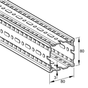 siFramo TP F80 Beam Section 6000mm (6mtr) Length HDG