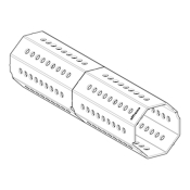 SiFramo Octagonal Bolted Coupler 80 x 80 (PK F 80)