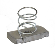 M12 Short Spring Channel Nuts HDG