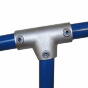 Galv Tube 129-D48 Short Tee Adjustable from 30Deg to 60Deg