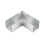 50x50mm Top Lid Bend 90deg For Lighting Trunking