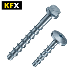 KFX Concrete Screwbolt Anchors - BZP
