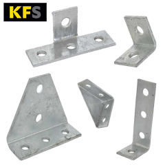 KFS Channel Angle Fitting 90 Deg Bracketry - Hot Dipped Galvanised