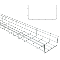 Marco Steel Wire Cable Basket - 106mm Depth