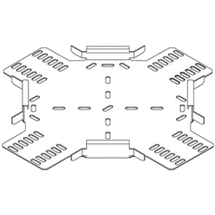 Medium Duty Cable Tray Equal Crosses - HDG