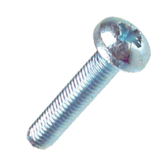 Pan Head Pozi-Drive Machine Screws BZP