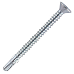 Phillips Recess Wing Tip Self Drilling Screws for Light Section Steel (Zinc)
