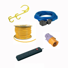 Extension Leads, Reels, 110v Cable, Plugs & Sockets